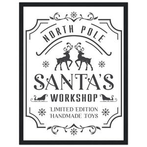 North Pole Santa's Workshop Blue From Heaven