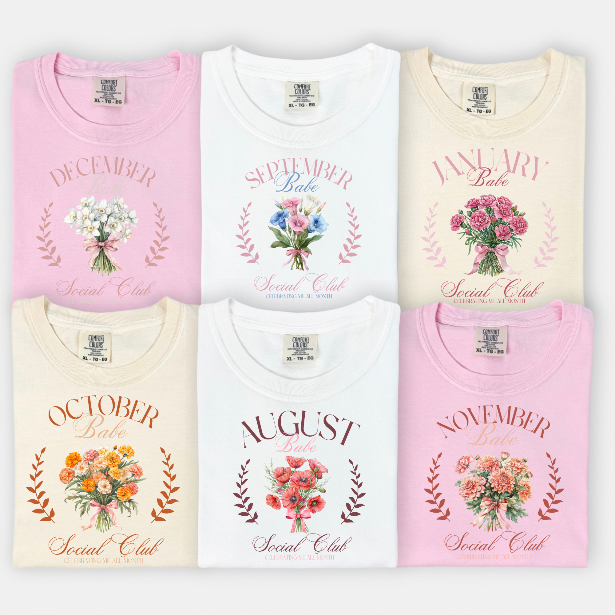 Custom Birth Month Social Club Printify