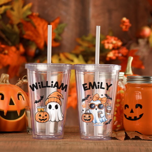 Custom Ghost Halloween Drink Printify