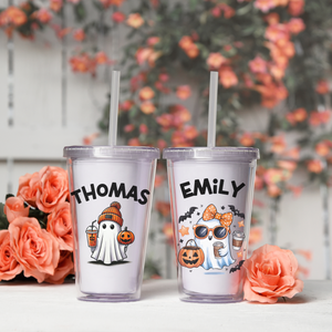 Custom Ghost Halloween Drink Printify