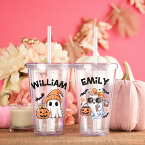 Custom Ghost Halloween Drink Printify