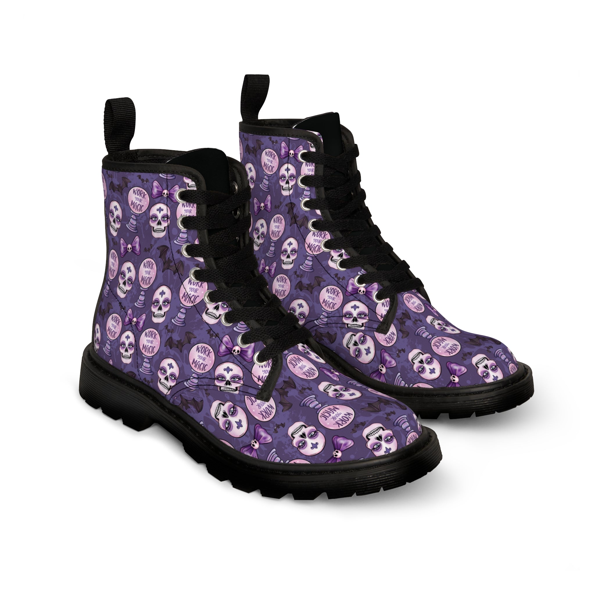 Halloween Skulls Boots Printify