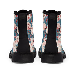 Japanese Flowers Boots Printify