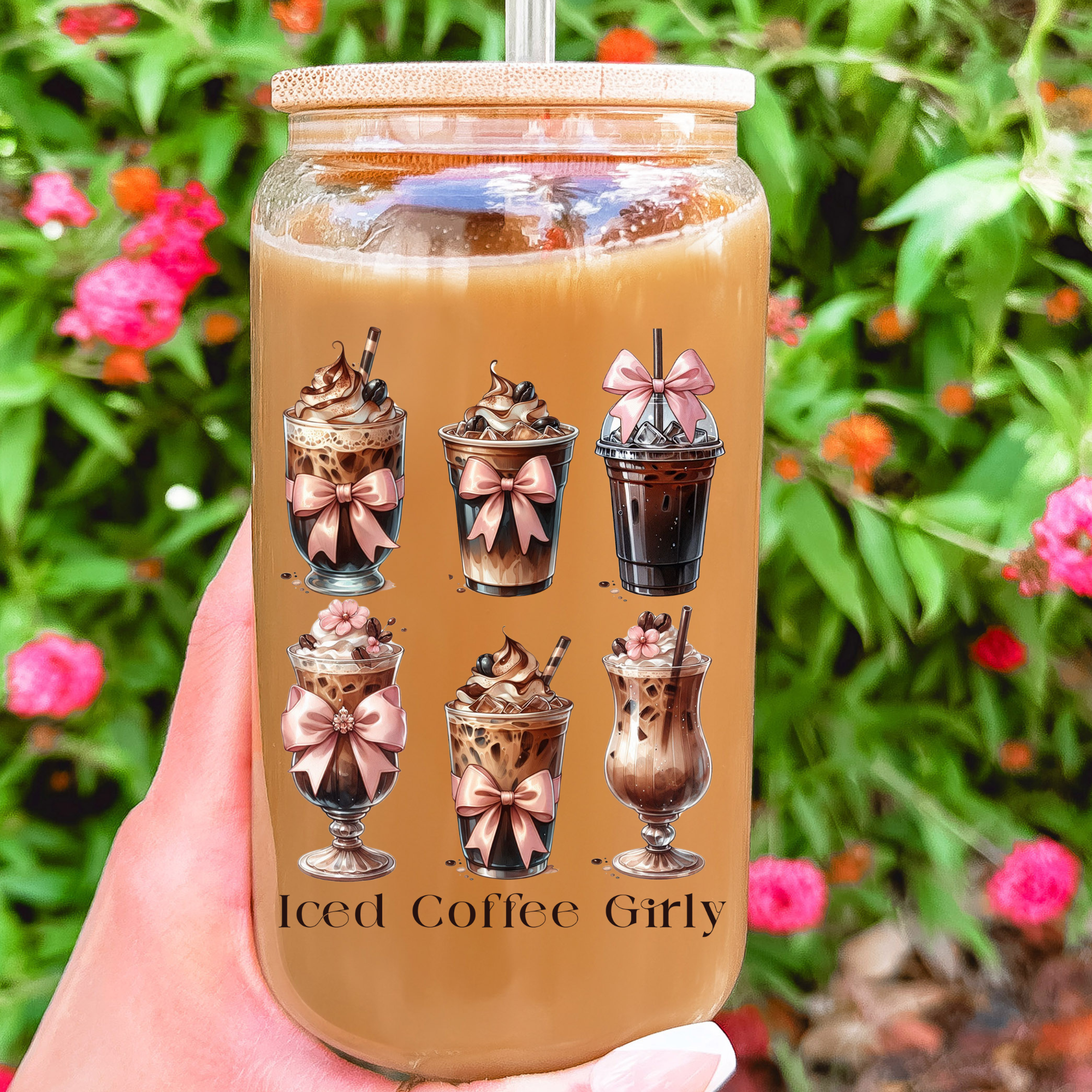 Iced Coffee Girly Printify