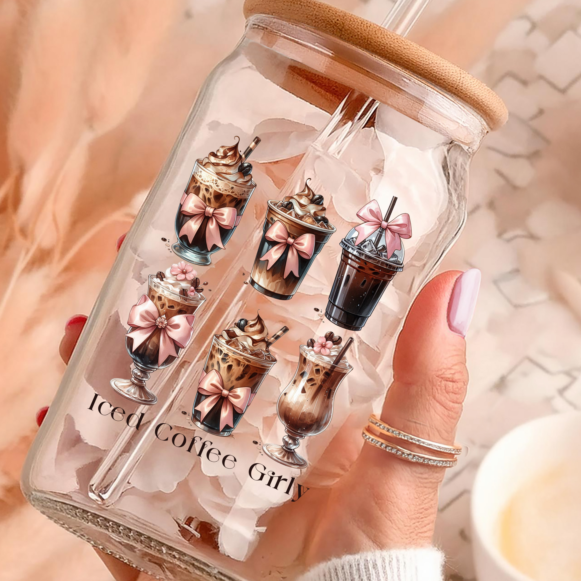 Iced Coffee Girly Printify