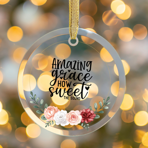 Amazing Grace Ornament Printify