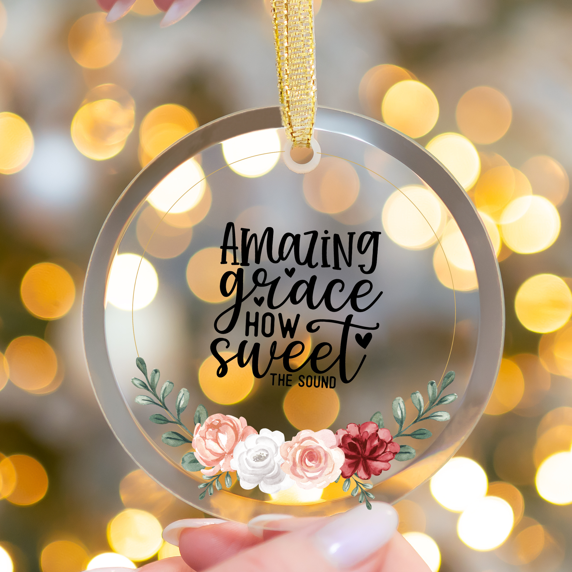 Amazing Grace Ornament Printify