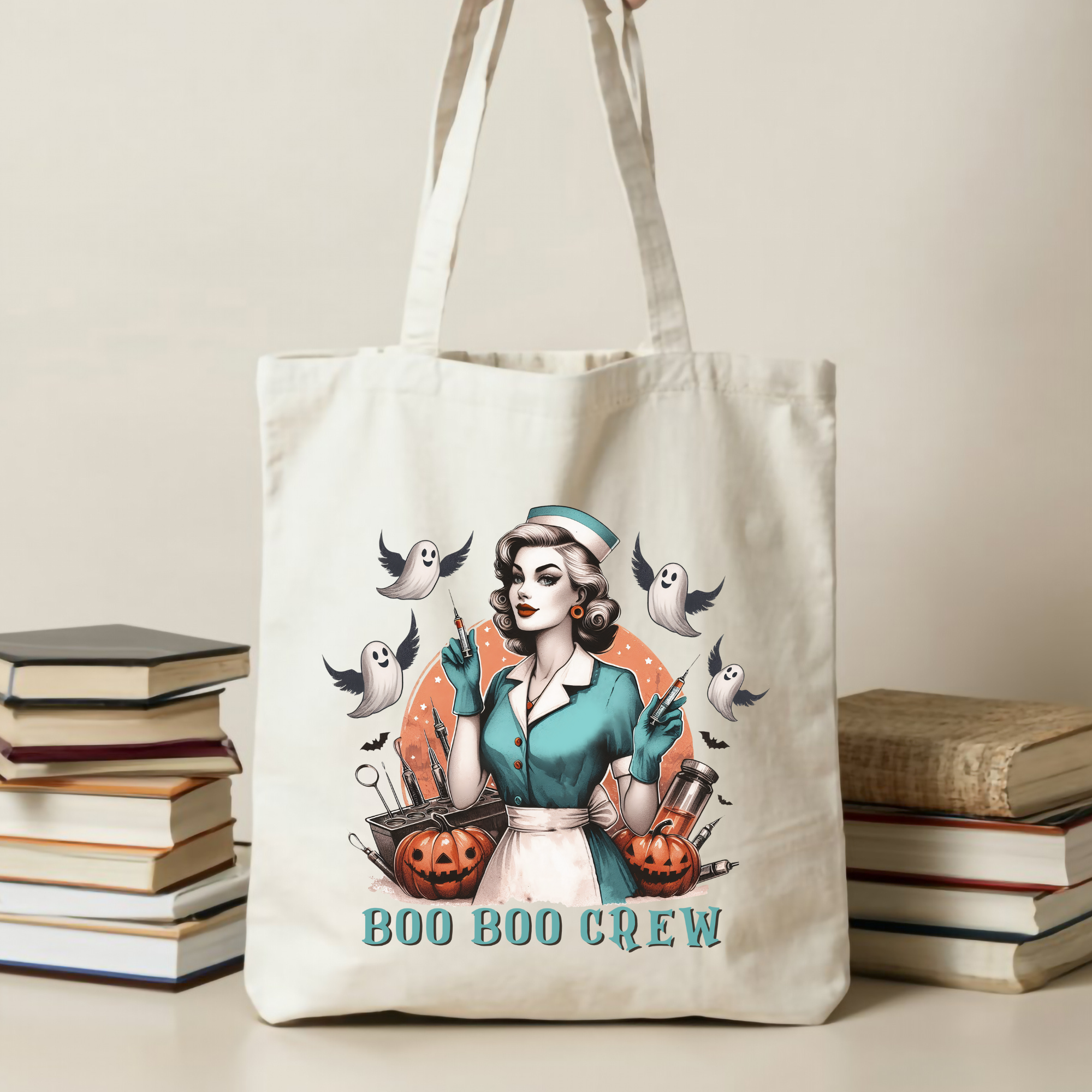 Boo boo Crew Tote Bag Printify