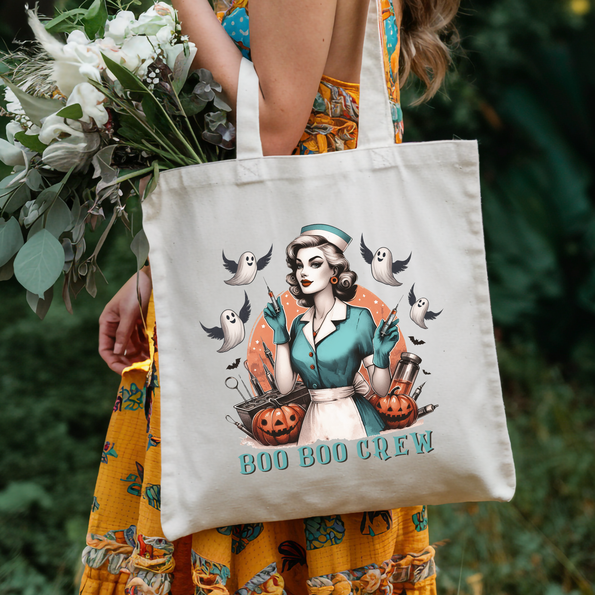 Boo boo Crew Tote Bag Printify