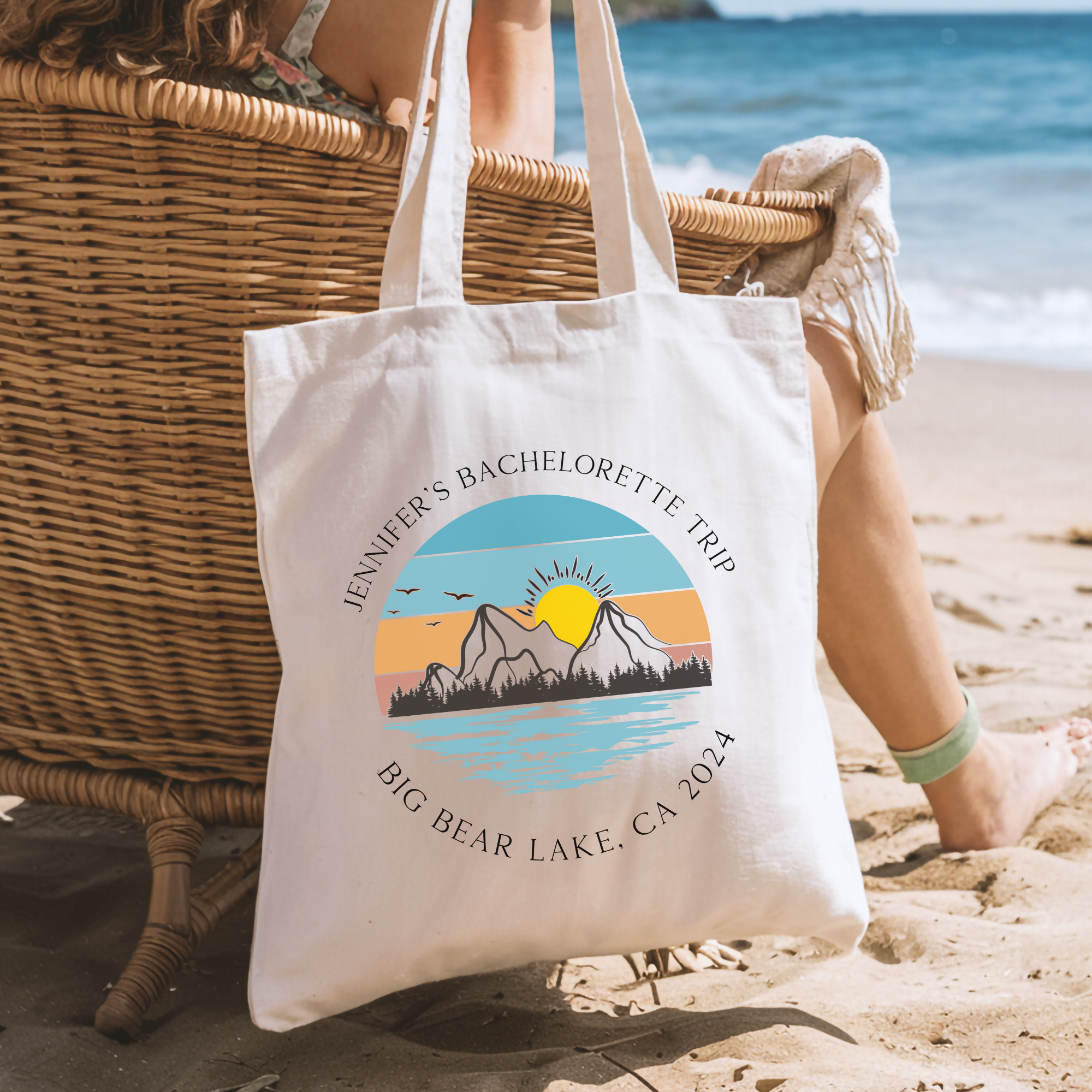 Bachelorette Trip Tote Bag Printify