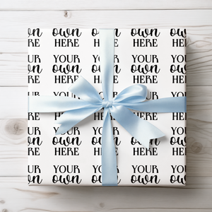 Custom Wrapping Paper Printify