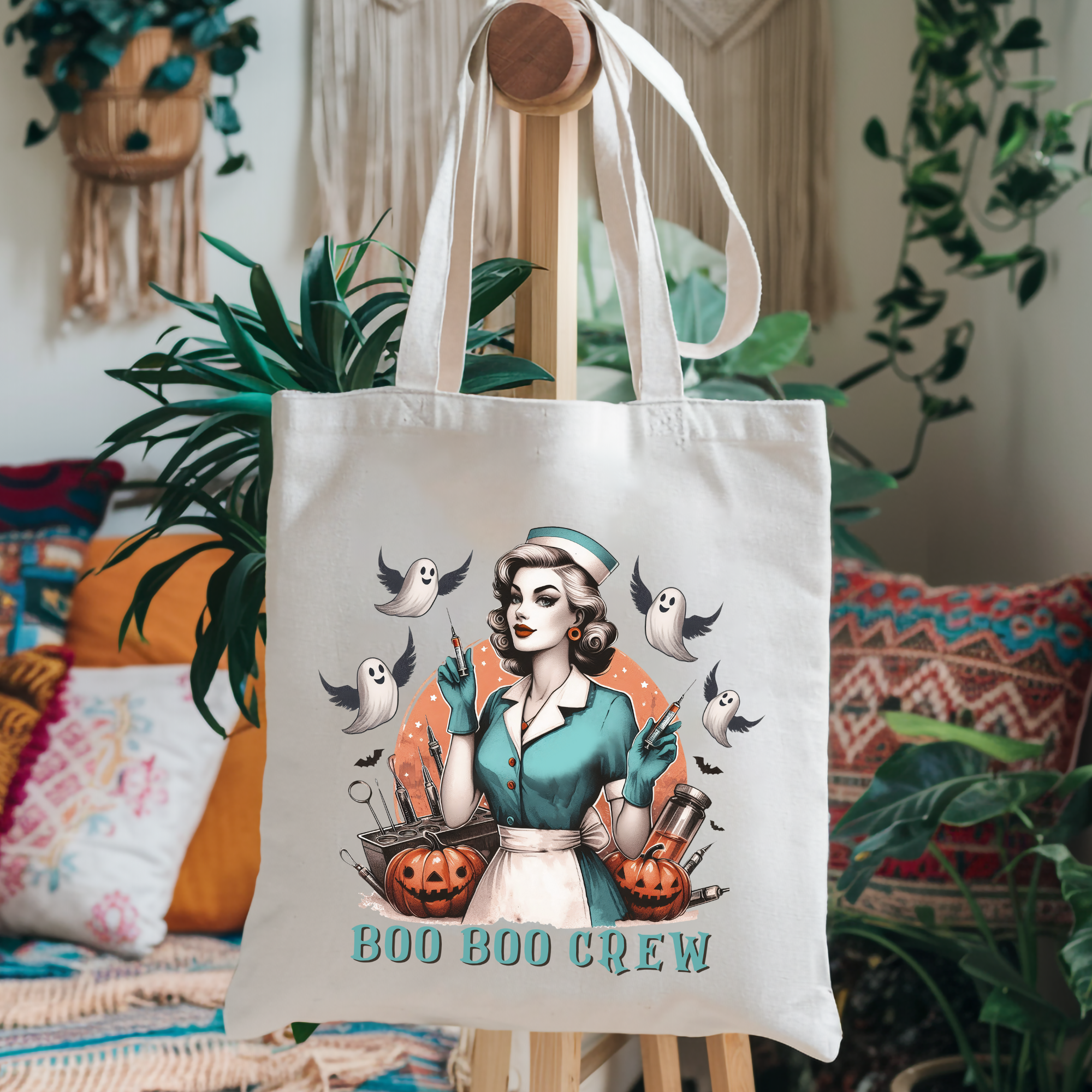 Boo boo Crew Tote Bag Printify