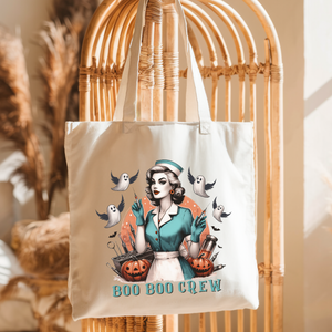 Boo boo Crew Tote Bag Printify