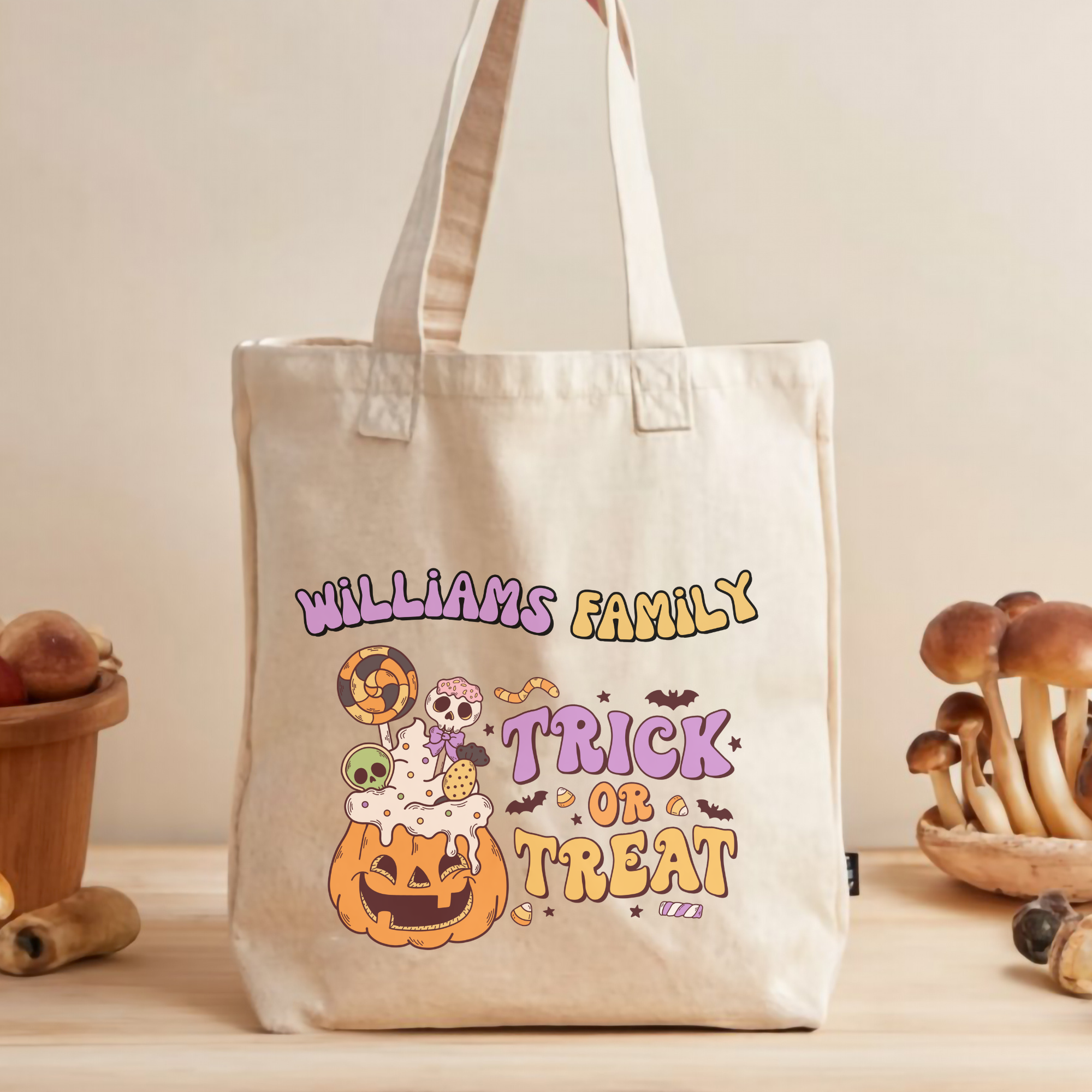 Family Trick or Treat Bag Printify