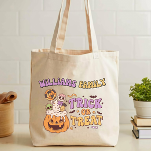 Family Trick or Treat Bag Printify