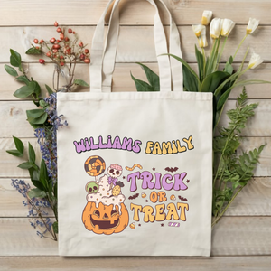 Family Trick or Treat Bag Printify