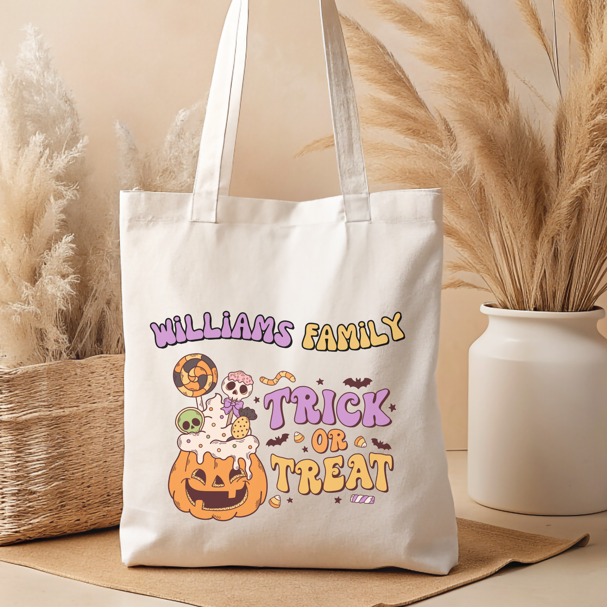 Family Trick or Treat Bag Printify