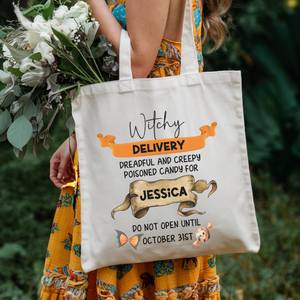 Witchy Delivery Candy Bag Printify