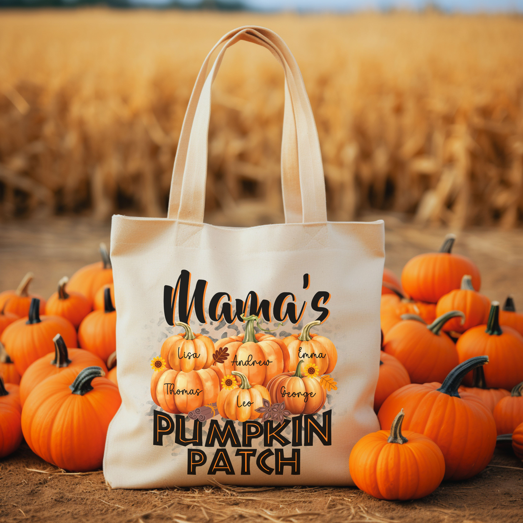 Mama's pumpkin patch Printify