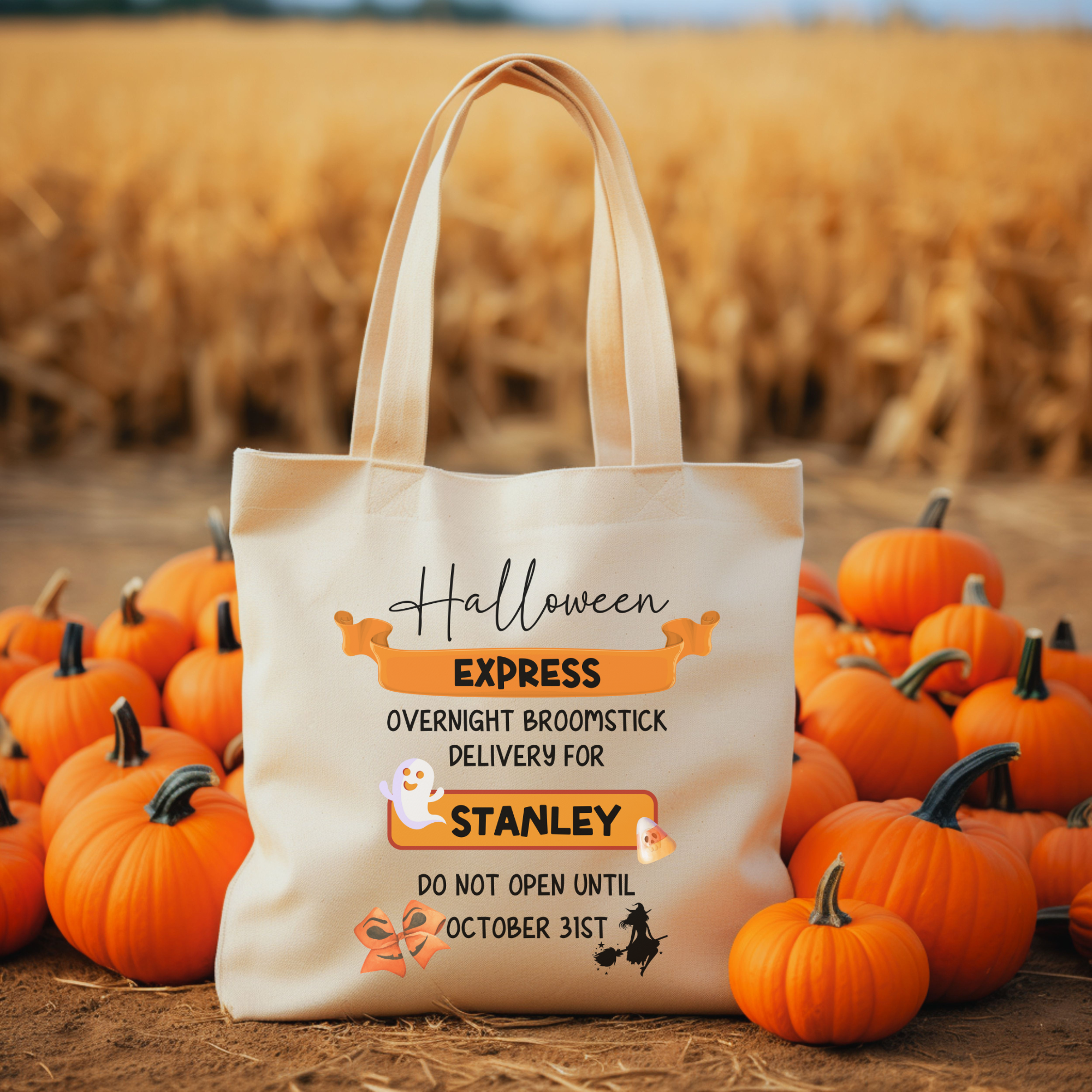 Halloween Express Candy Bag Printify