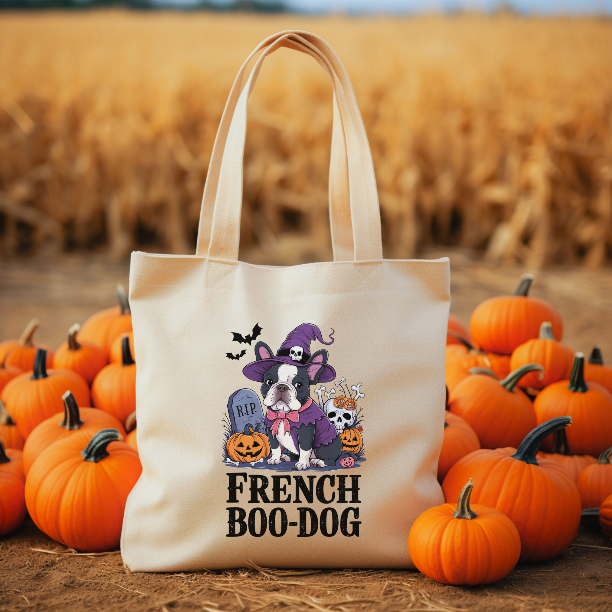 French Boo Dog Printify