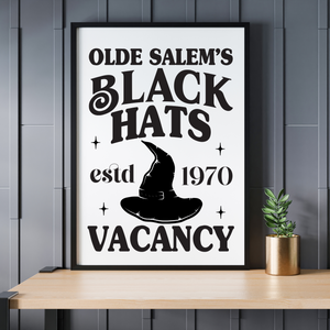 Olde Salem Black Hats Blue From Heaven