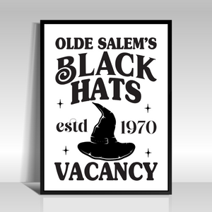 Olde Salem Black Hats Blue From Heaven