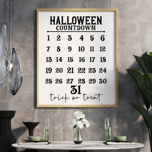 Halloween Countdown Blue From Heaven