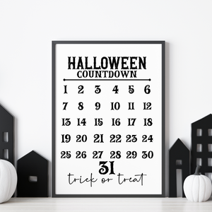 Halloween Countdown Blue From Heaven