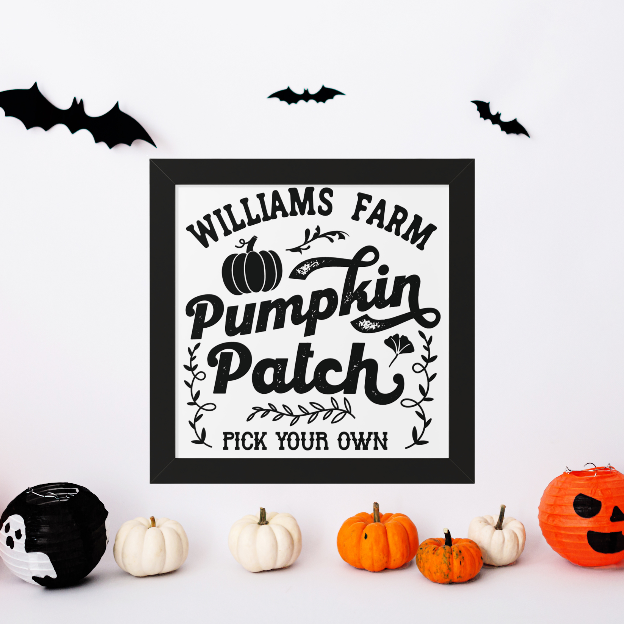 Personalized Pumpkin Patch Sign Printify