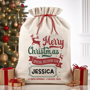 Special Delivery Santa Bag Printify