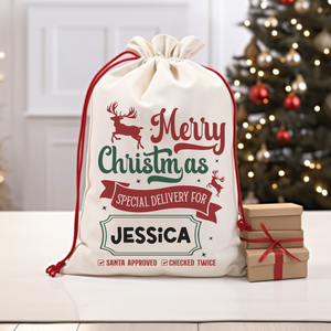 Special Delivery Santa Bag Printify