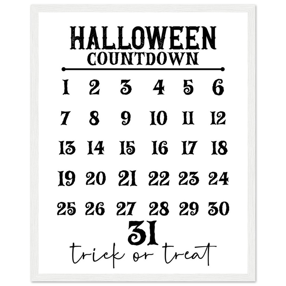 Halloween Countdown Blue From Heaven