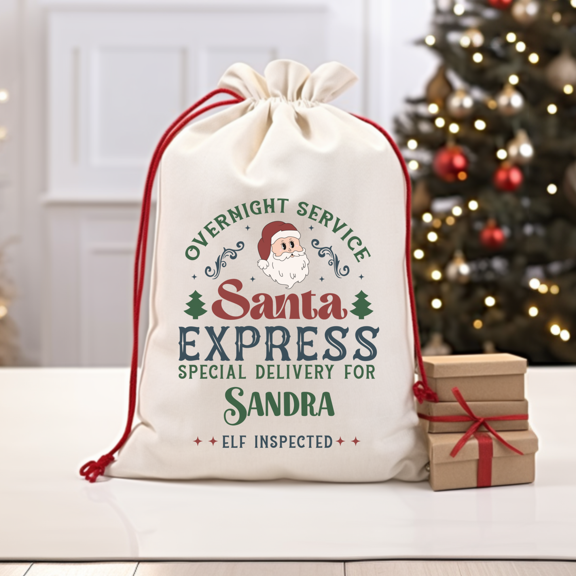 Overnight Service Santa Express Printify