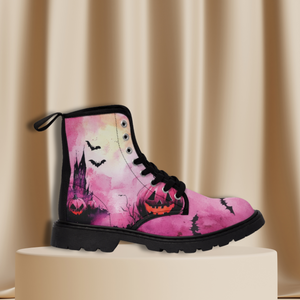 Halloween Pumpkin Boots Printify