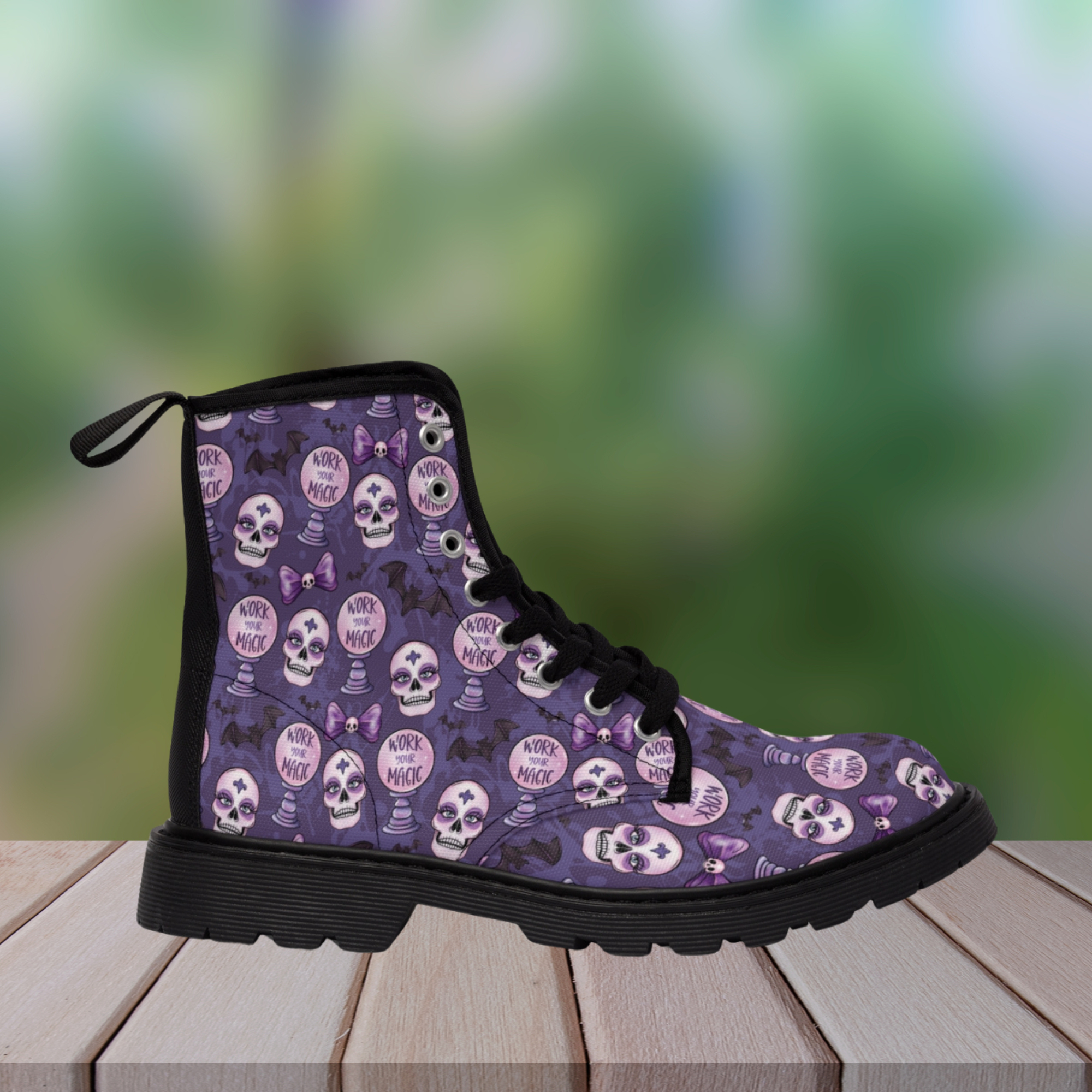 Halloween Skulls Boots Printify