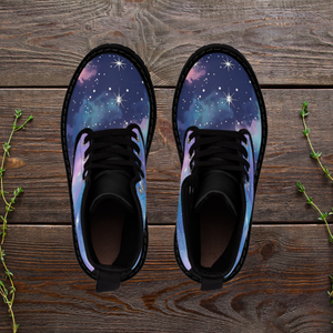 Starry Night sky Boots Printify