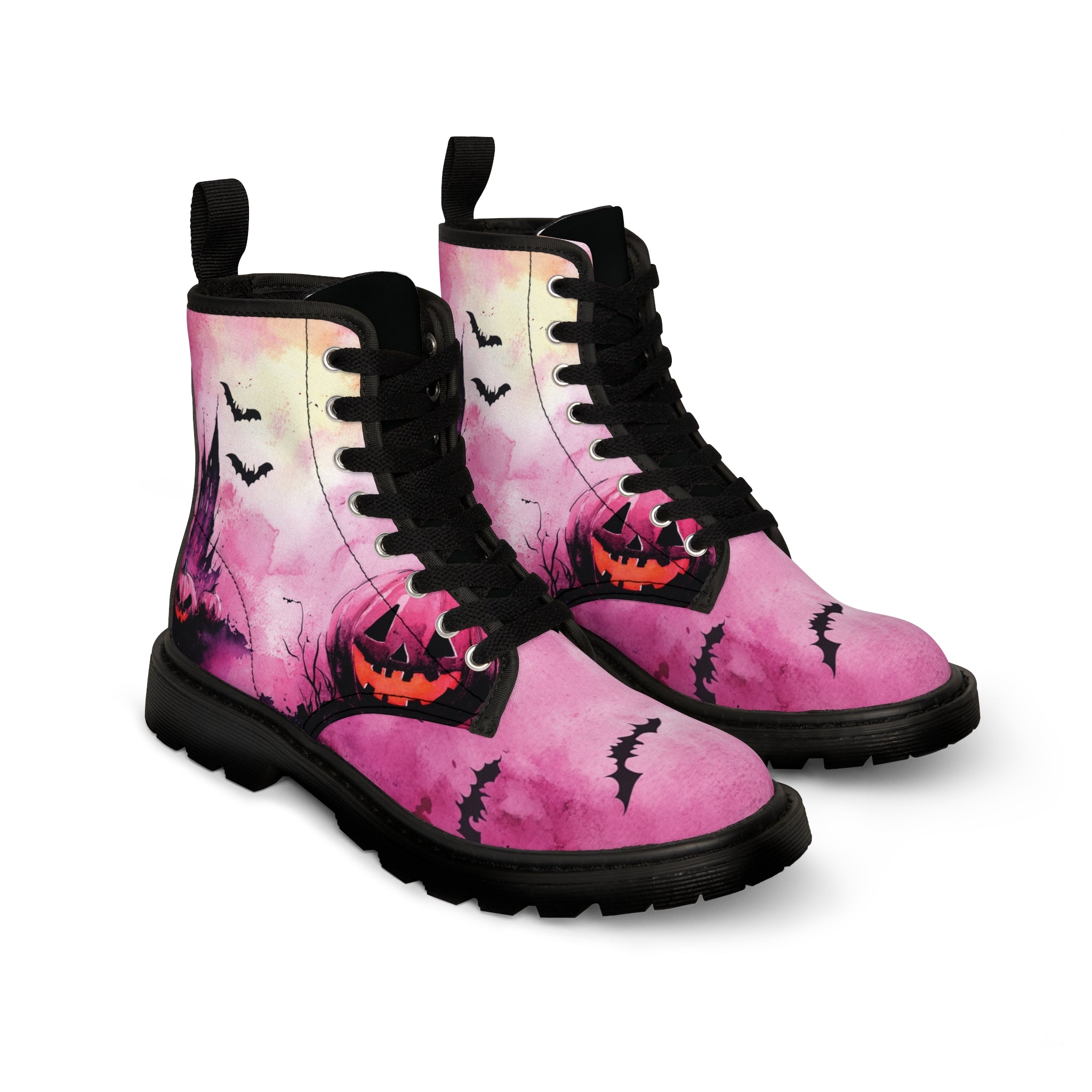 Halloween Pumpkin Boots Printify