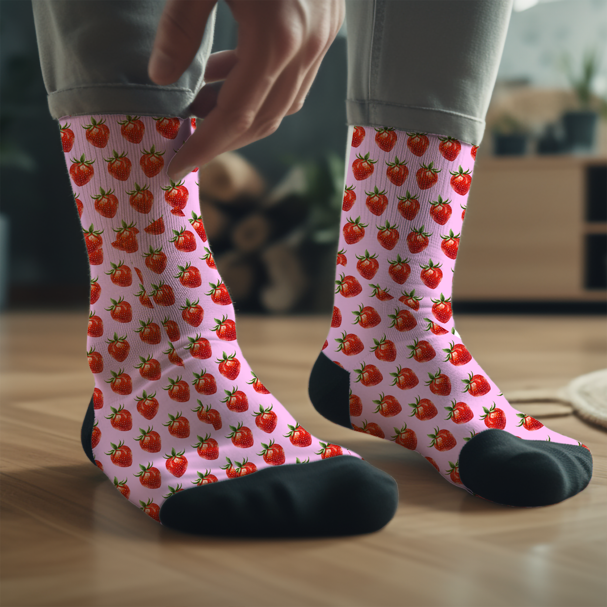 Strawberry Socks Printify