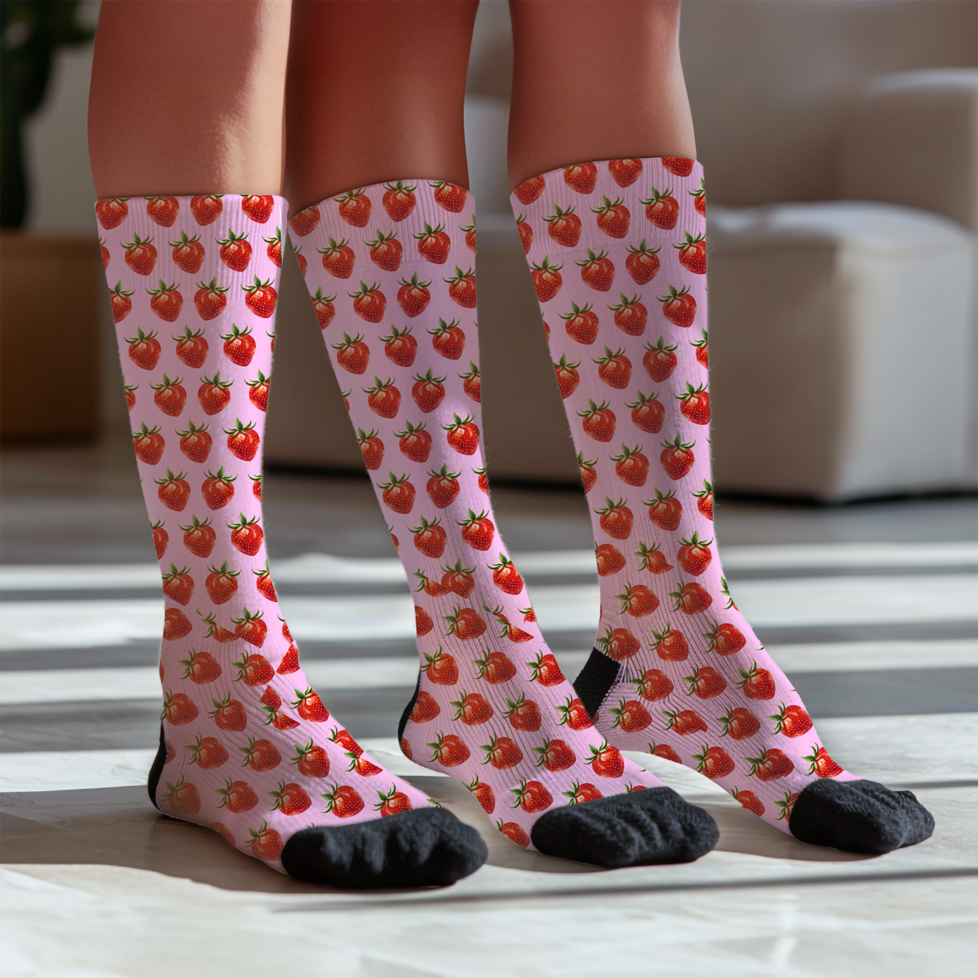 Strawberry Socks Printify