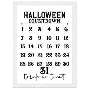 Halloween Countdown Blue From Heaven