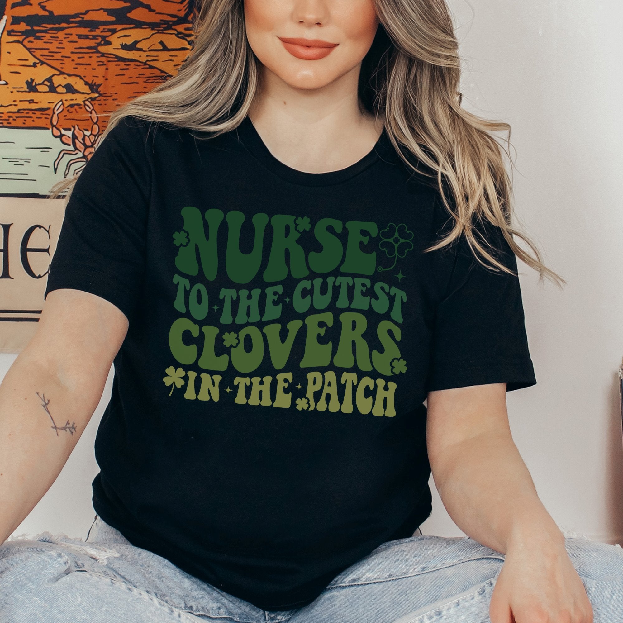 Nurse to the cutest clovers in the patch Printify