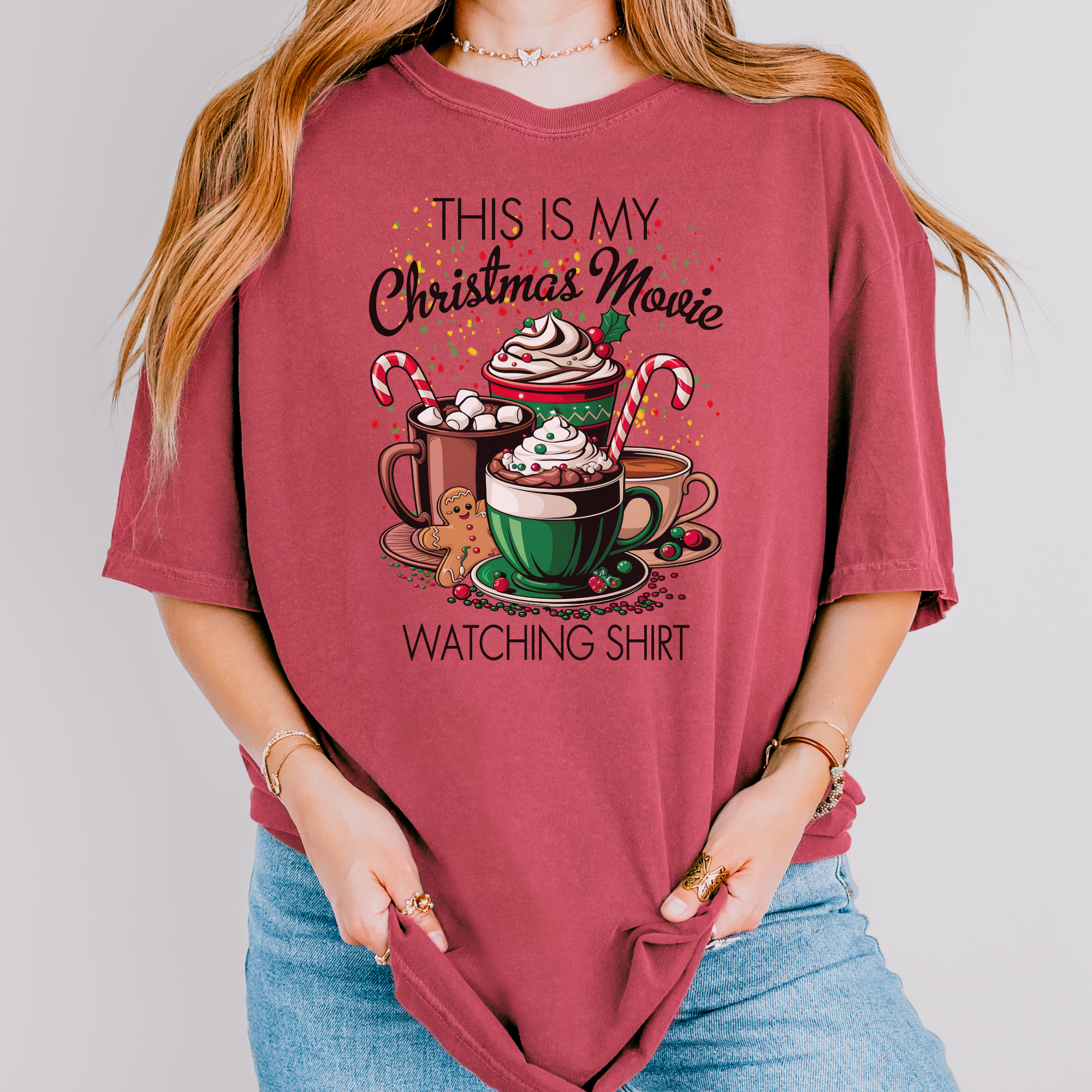 This is my Christmas Movie Watching Shirt Printify