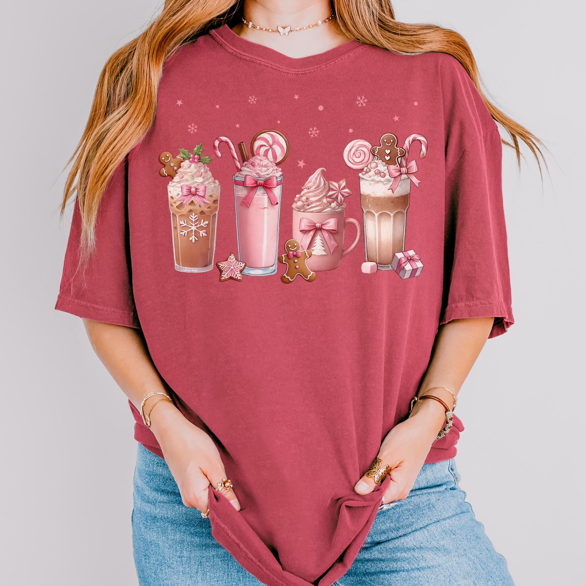 Pink Christmas Coffee Printify