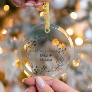 Custom Engaged Ornament Printify