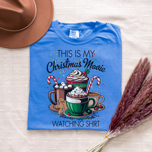 This is my Christmas Movie Watching Shirt Printify