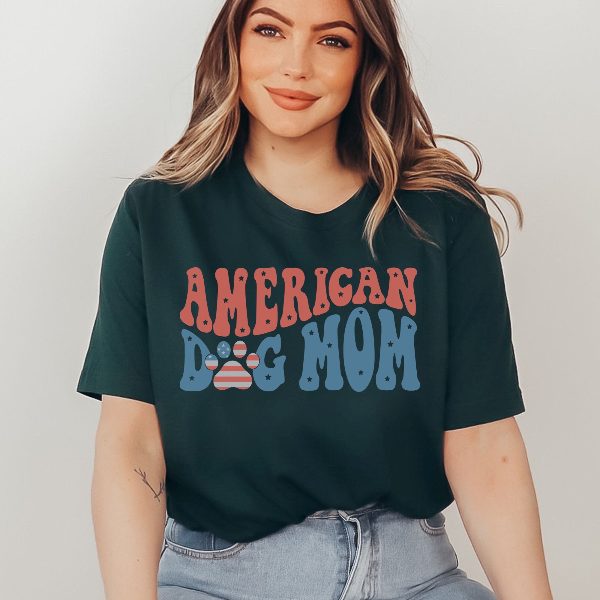 American Dog Mom Printify