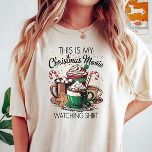 This is my Christmas Movie Watching Shirt Printify