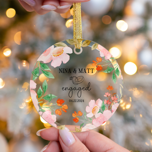 Custom Names Ornament Printify