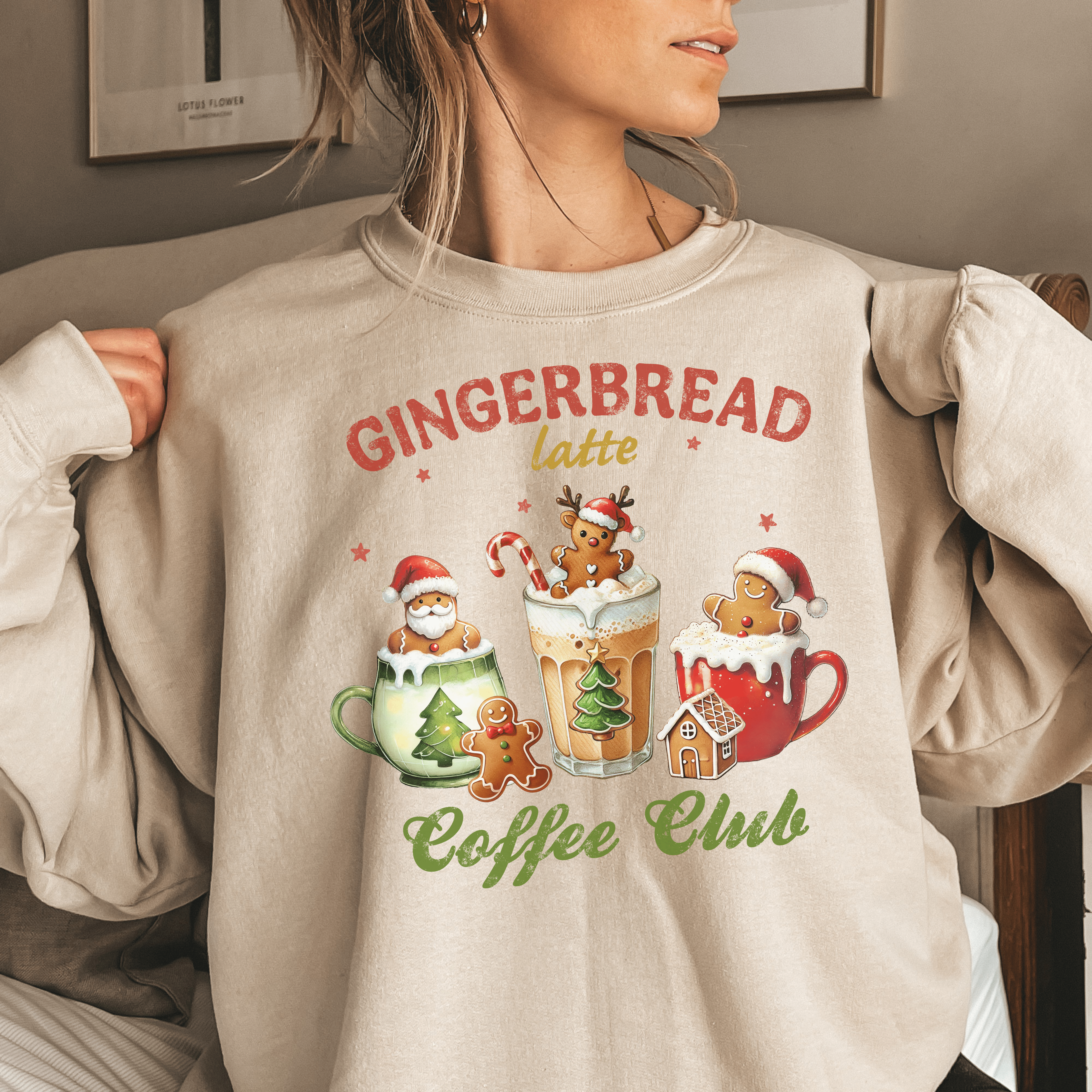 Gingerbread latte Coffee club Printify